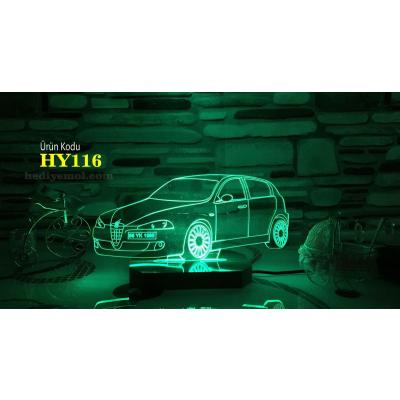 3 Boyutlu Lamba Alfa Romeo Araba Modeli